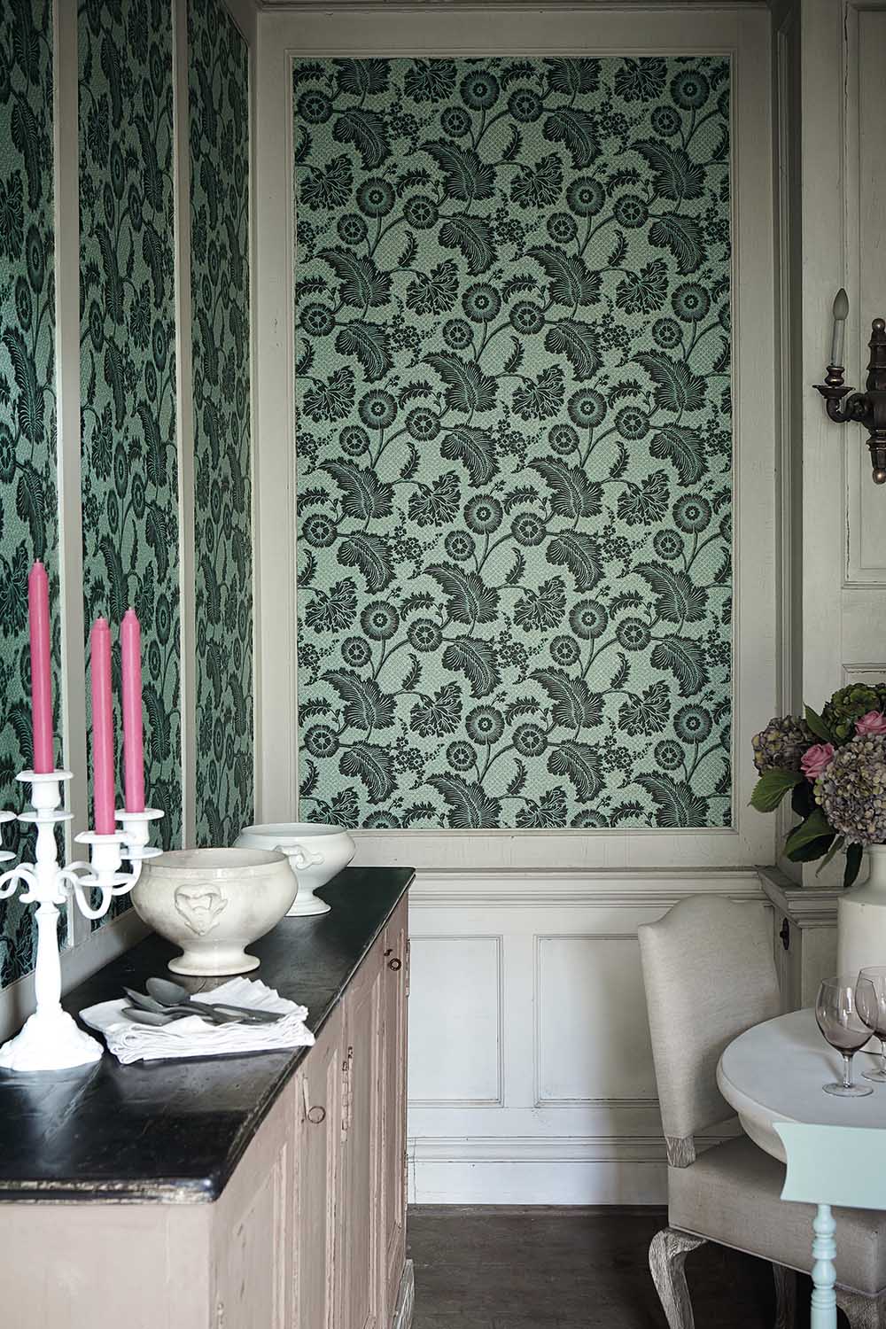 Little Greene Révolution Papers Piccadilly 1760 Mock Green