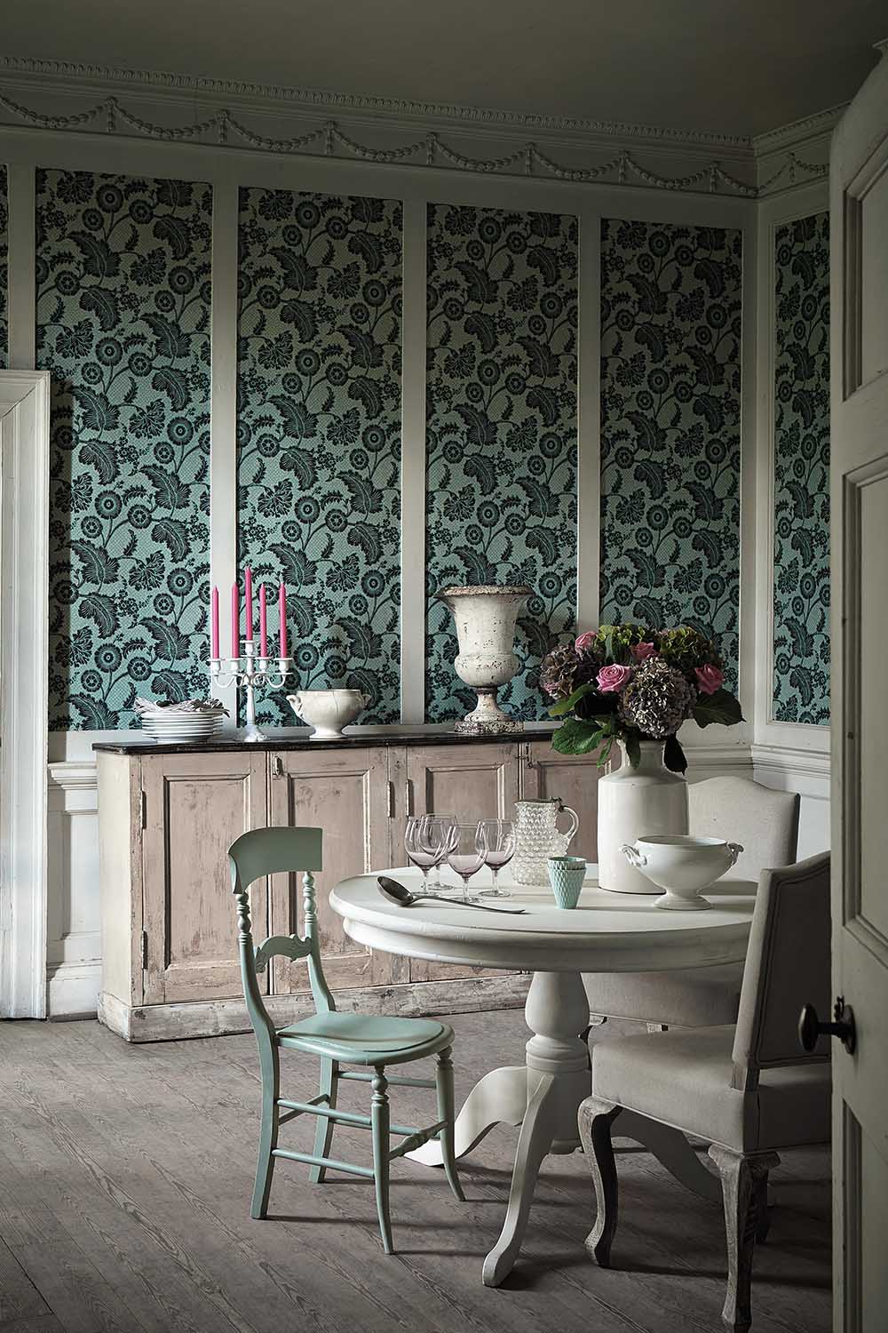 Little Greene Révolution Papers Piccadilly 1760 Mock Green