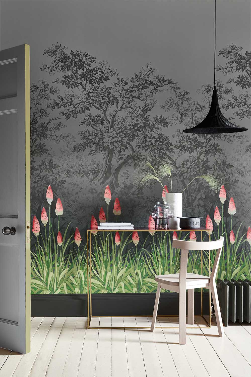 Little Greene Révolution Papers Versailles 1890 Argent