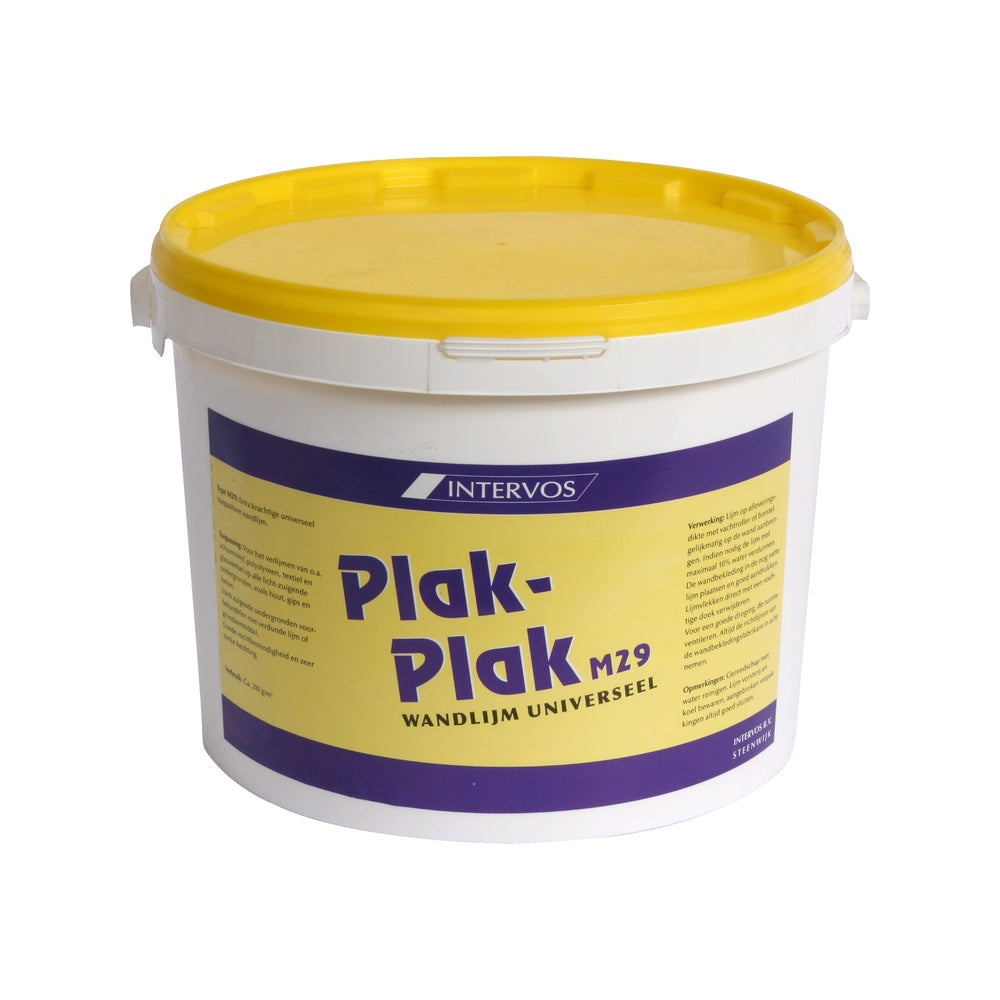 Plak-Plak behanglijm voor niet zuigende ondergrond M29 - 10 kg