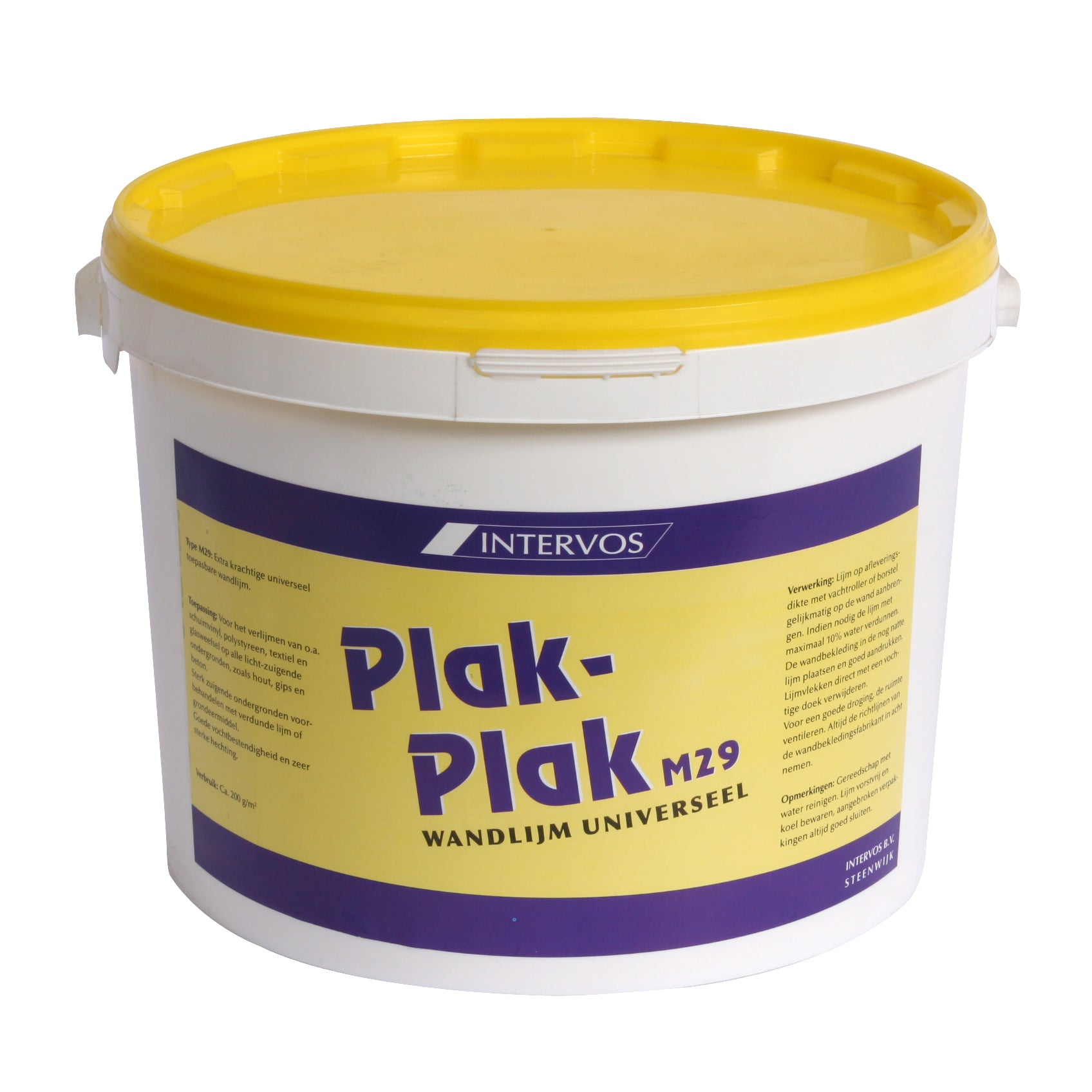 Plak-Plak behanglijm voor niet zuigende ondergrond M29 - 10 kg