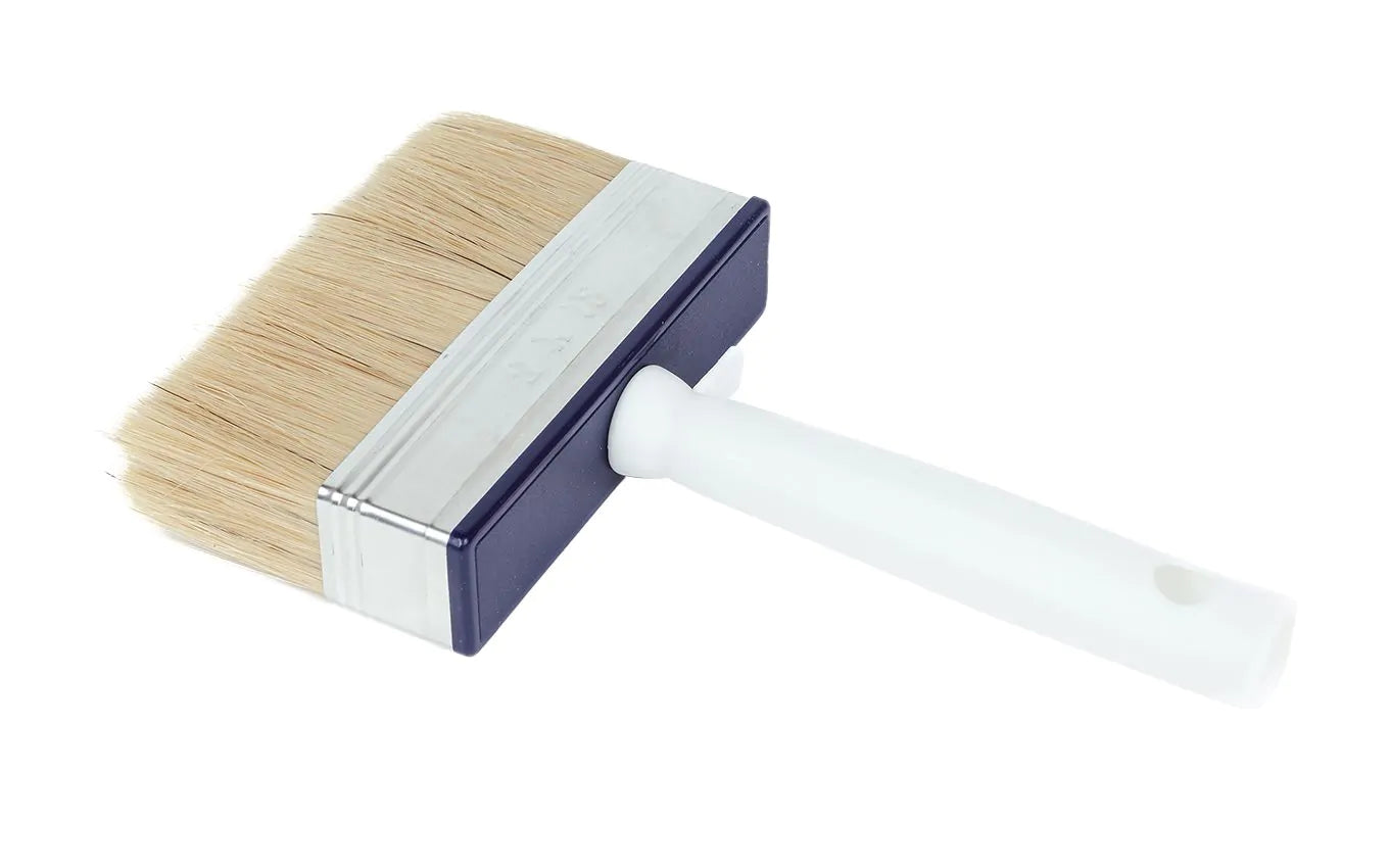 Blokkwast kunststof wit - 12x3 cm