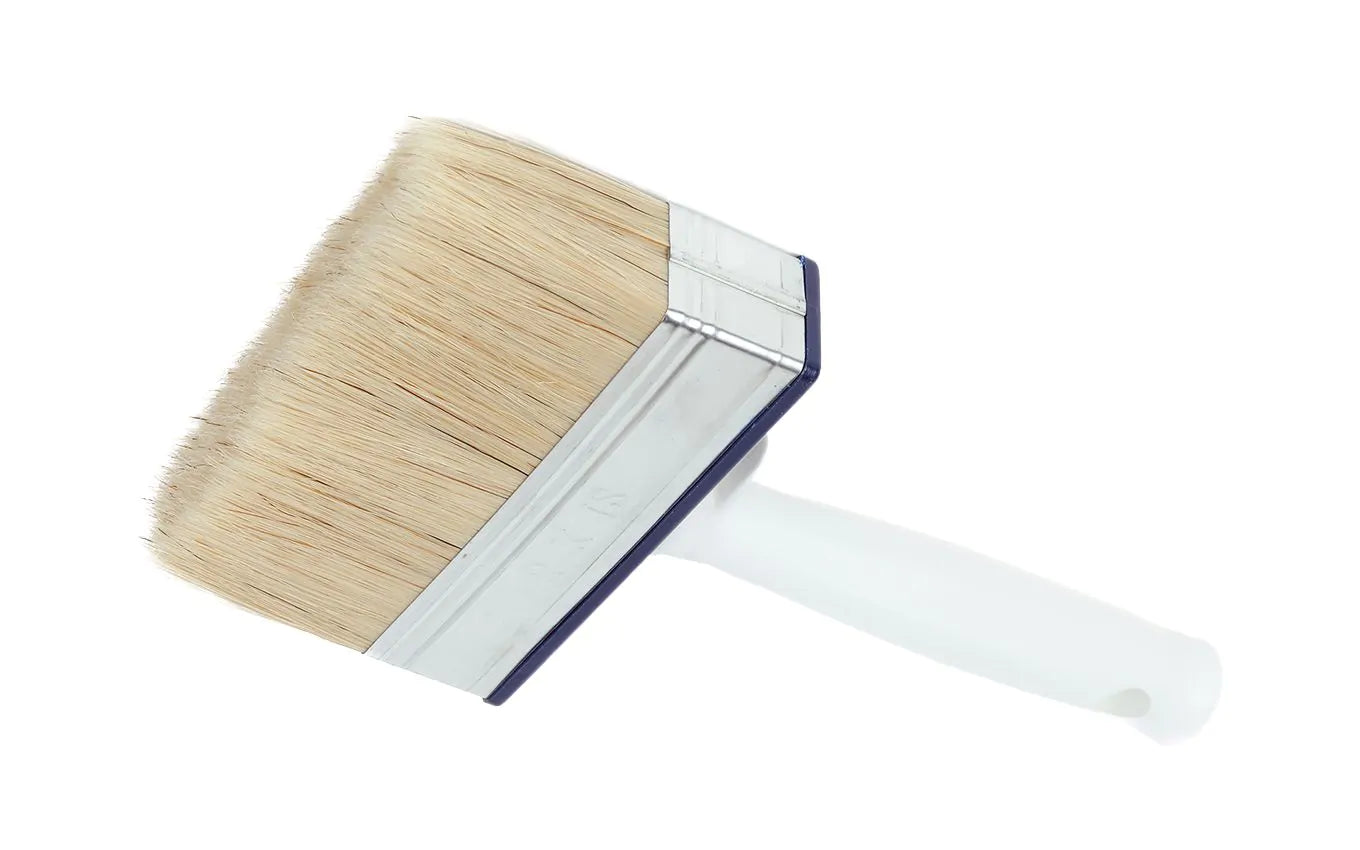 Blokkwast kunststof wit - 12x3 cm