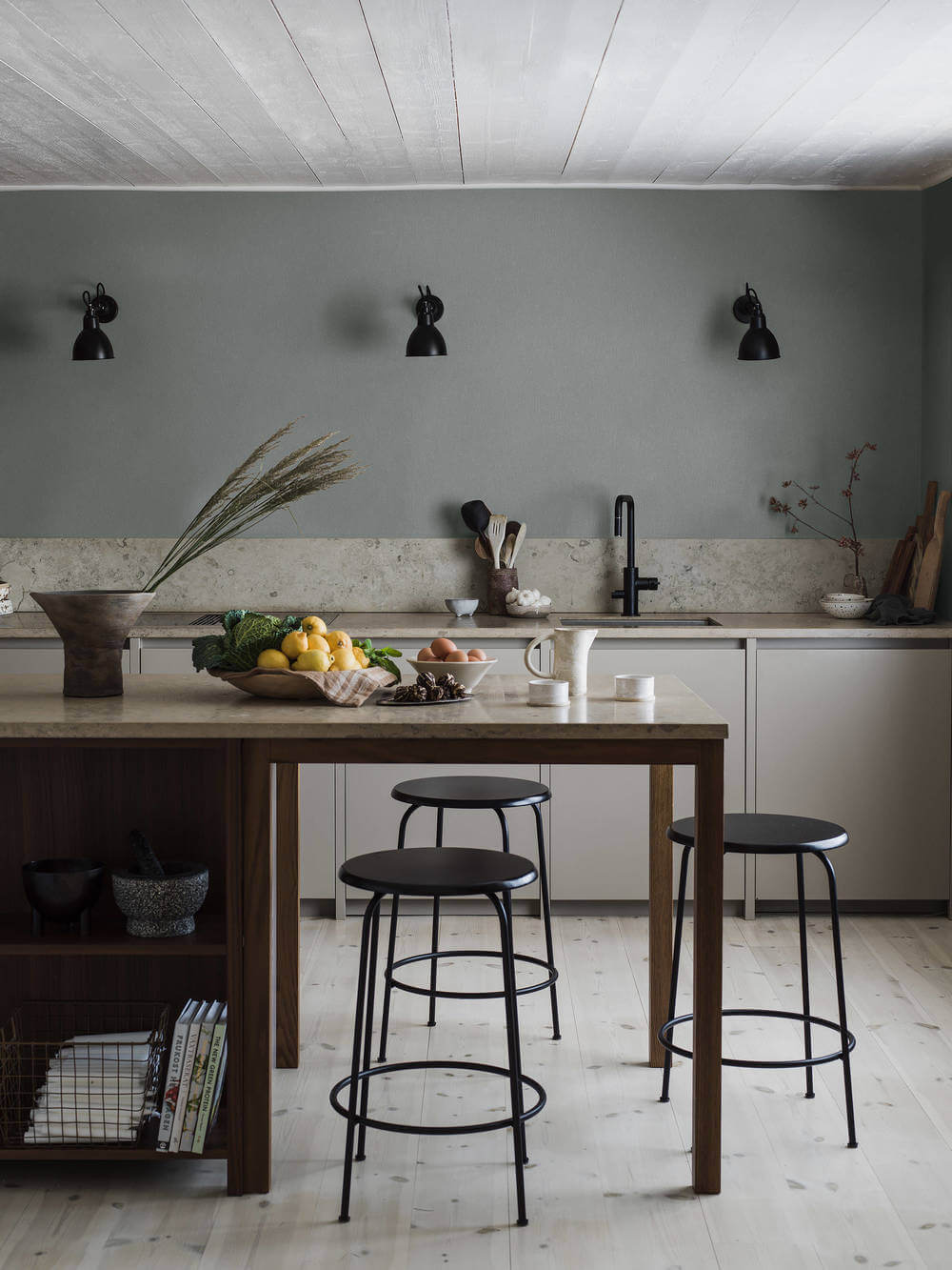 Boråstapeter Linen Dusty Denim 4330