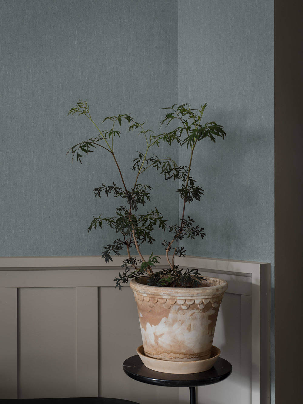 Boråstapeter Linen Dusty Denim 4330