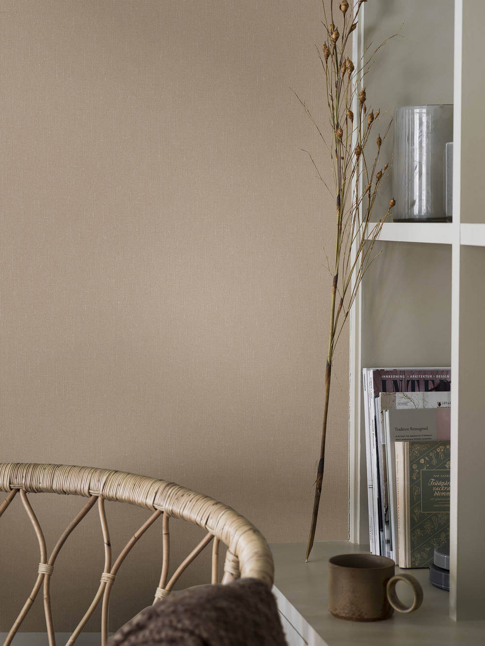 Boråstapeter Linen Rose Clay 4325