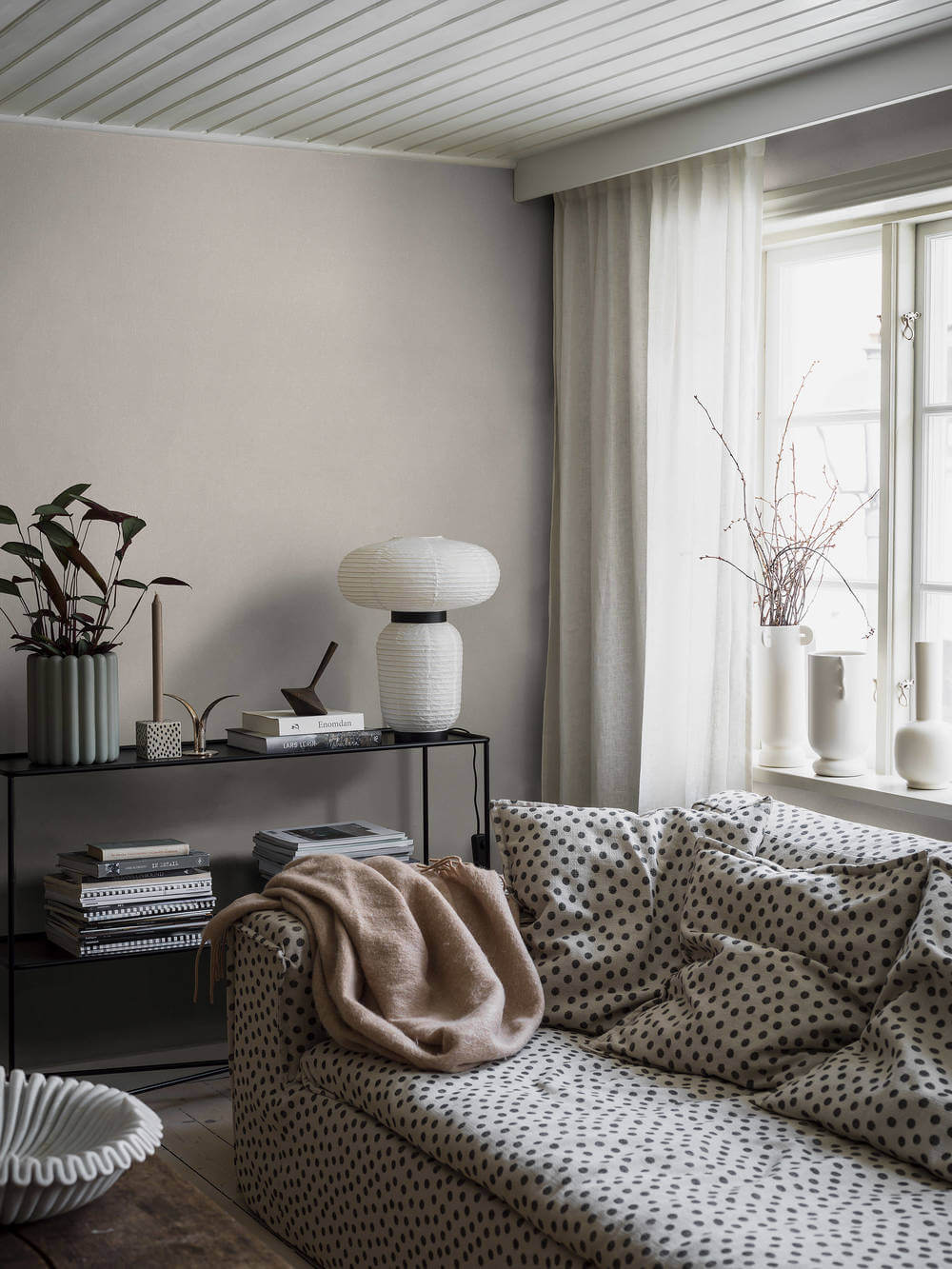 Boråstapeter Linen Soaped Oak 4311