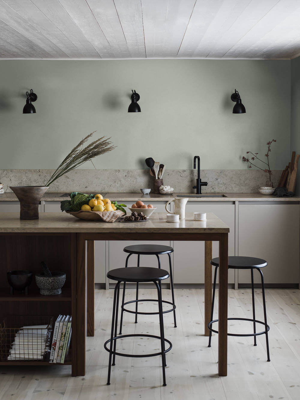 Boråstapeter Linen Soft Jade 4331