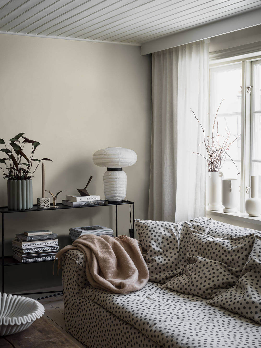 Boråstapeter Linen Vanilla Linen 4307