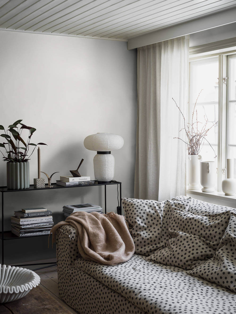Boråstapeter Linen White Linen 4303