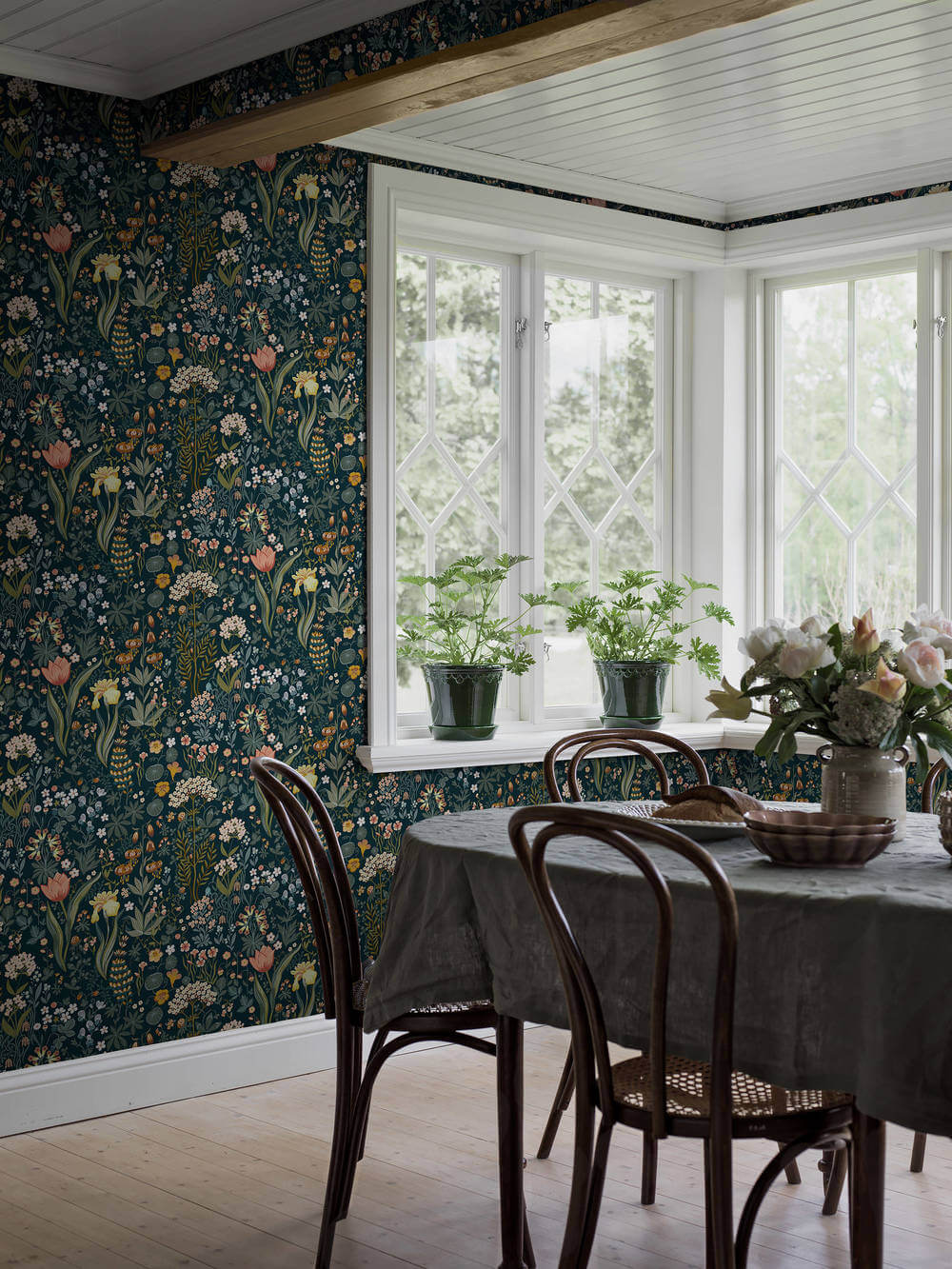 Boråstapeter New Heritage Blomsterhav 2055