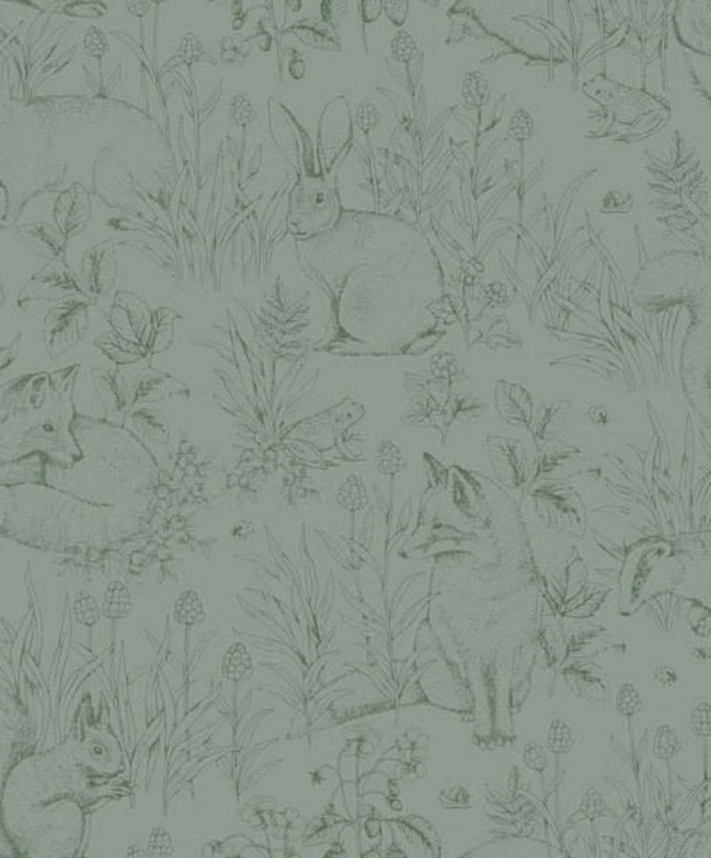 Boråstapeter Newbie Wallpaper II Forest Friends 7477