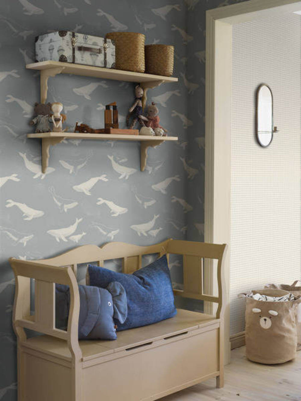 Boråstapeter Newbie Wallpaper II Whales 6942