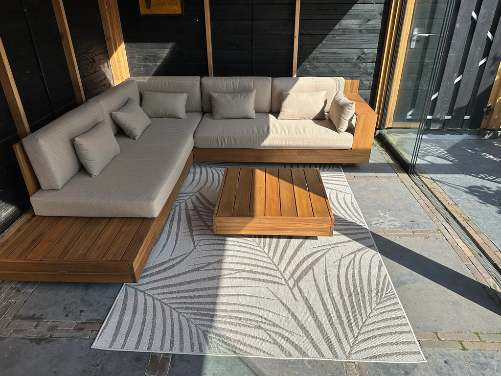 Buitenkleed Botanica Soft Taupe - 160 x 230 cm