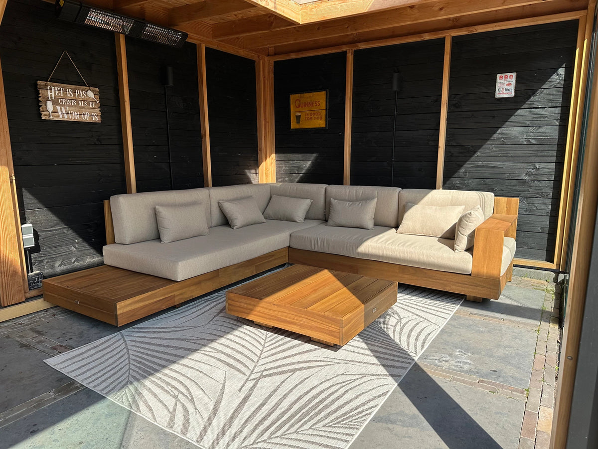 Buitenkleed Botanica Soft Taupe - 160 x 230 cm