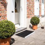 Hamat Outline 007 Antraciet – Borstelmat buiten