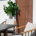 Buitenpaneel massief hout divider