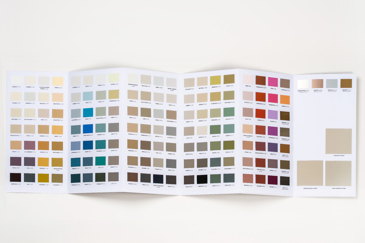 Carte Colori Kleurenkaart