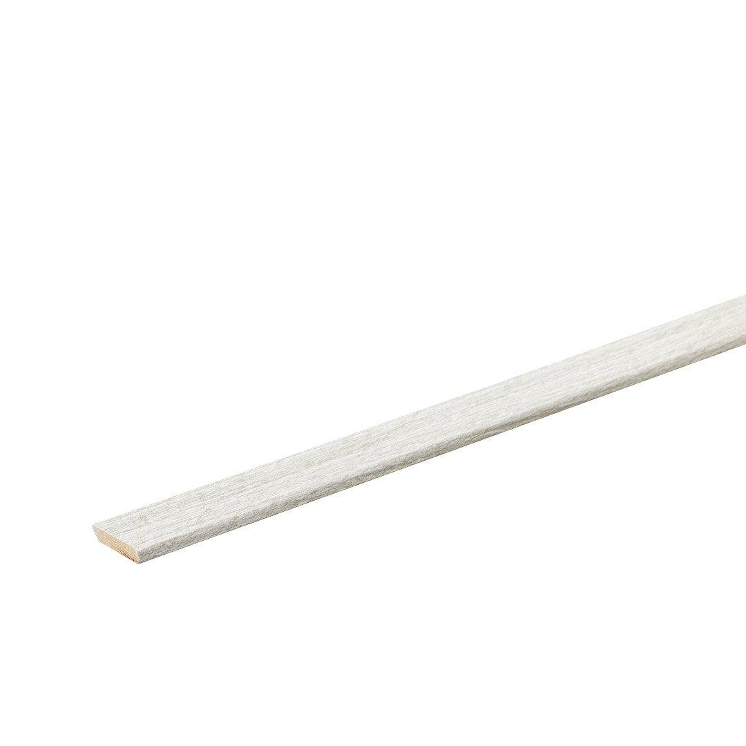 Co-Pro Plakplint Verouderd Wit 8646 - 5 x 24 x 2400 mm
