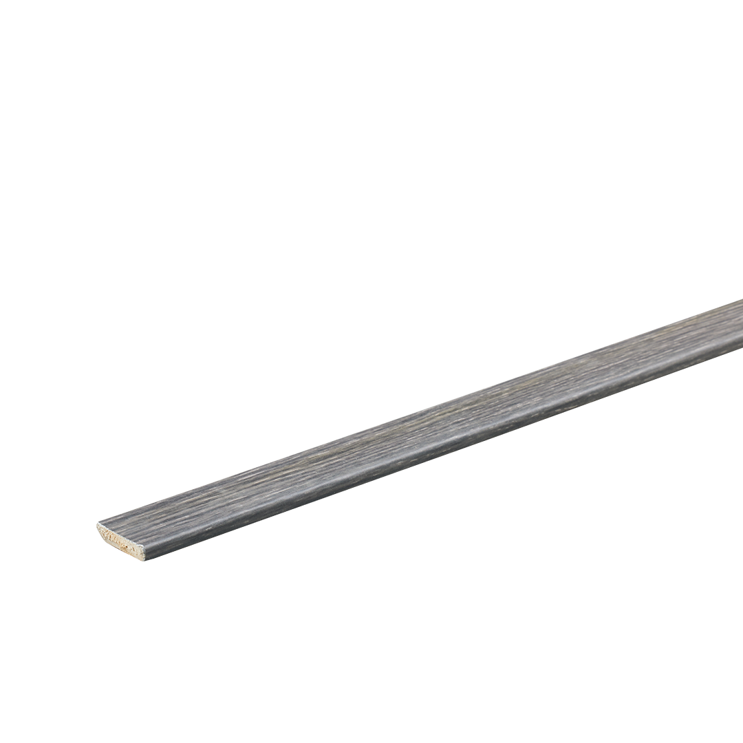 Co-Pro Plakplint Eiken Zwart Grijs 9912 - 5 x 24 x 2400 mm