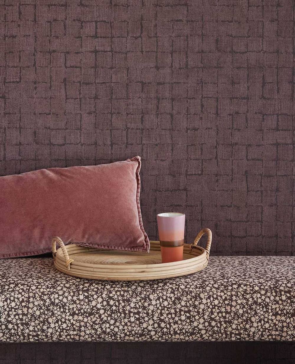 Eijffinger behang Emerald 333459 burgundy