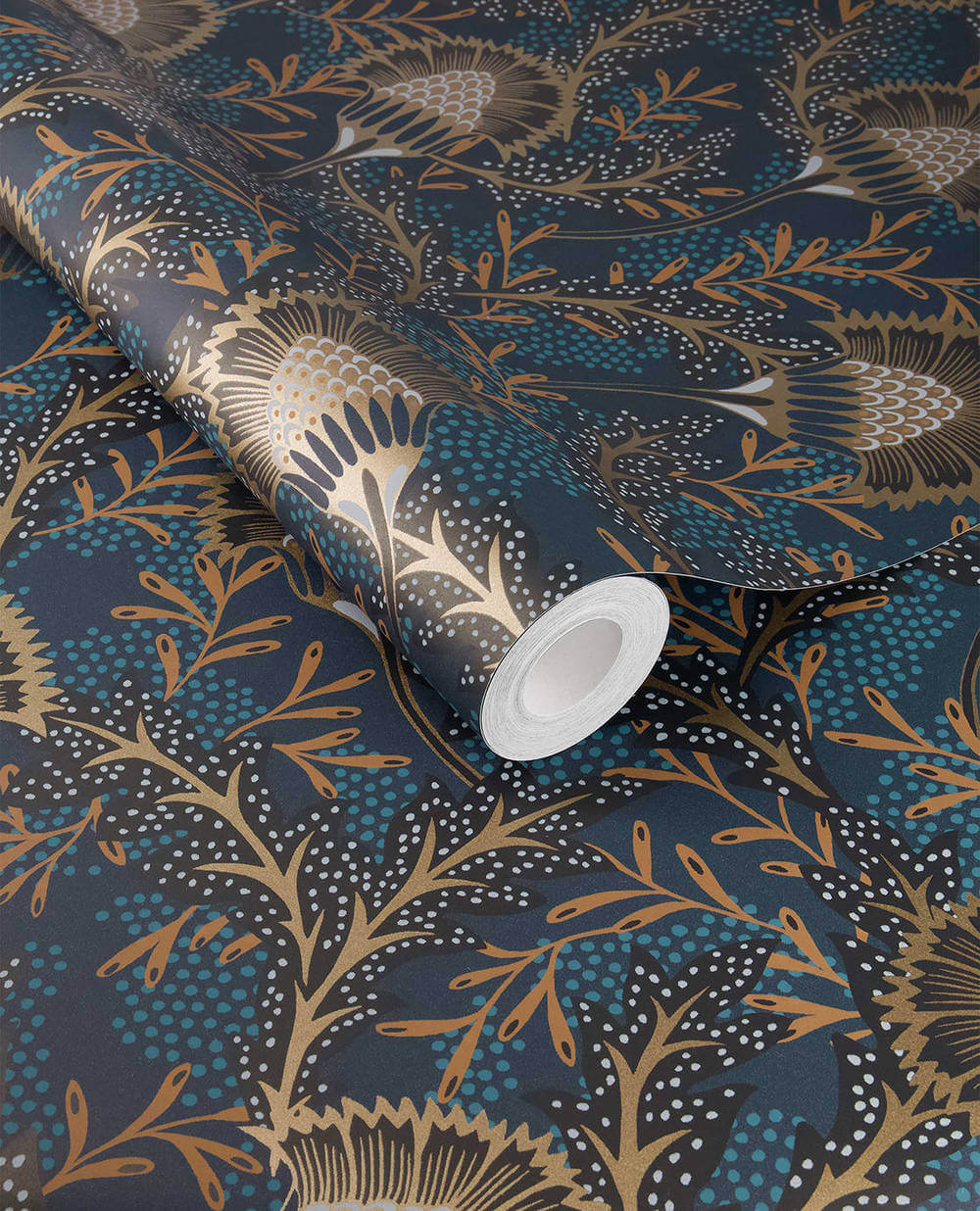 Eijffinger behang Solange 340215 midnight blue