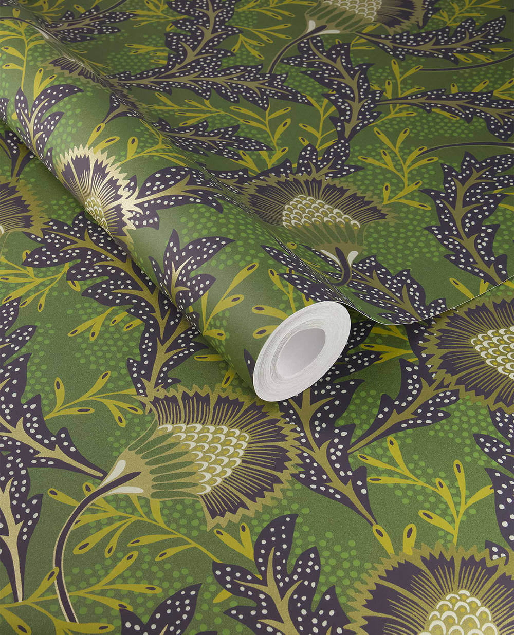 Eijffinger behang Solange 340216 olive green