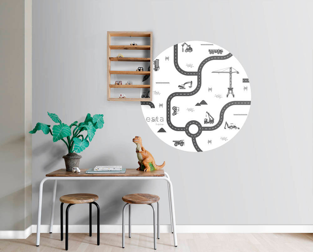 Esta Home Forest Friends 159067 Zelfklevende Behangcirkel