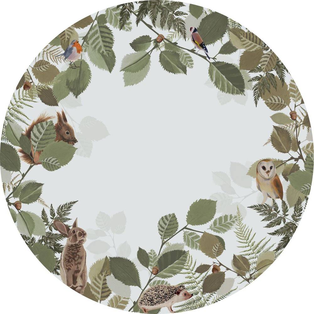 Esta Home Forest Friends 159069 Zelfklevende Behangcirkel