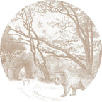 Esta Home Forest Friends 159072 Zelfklevende Behangcirkel