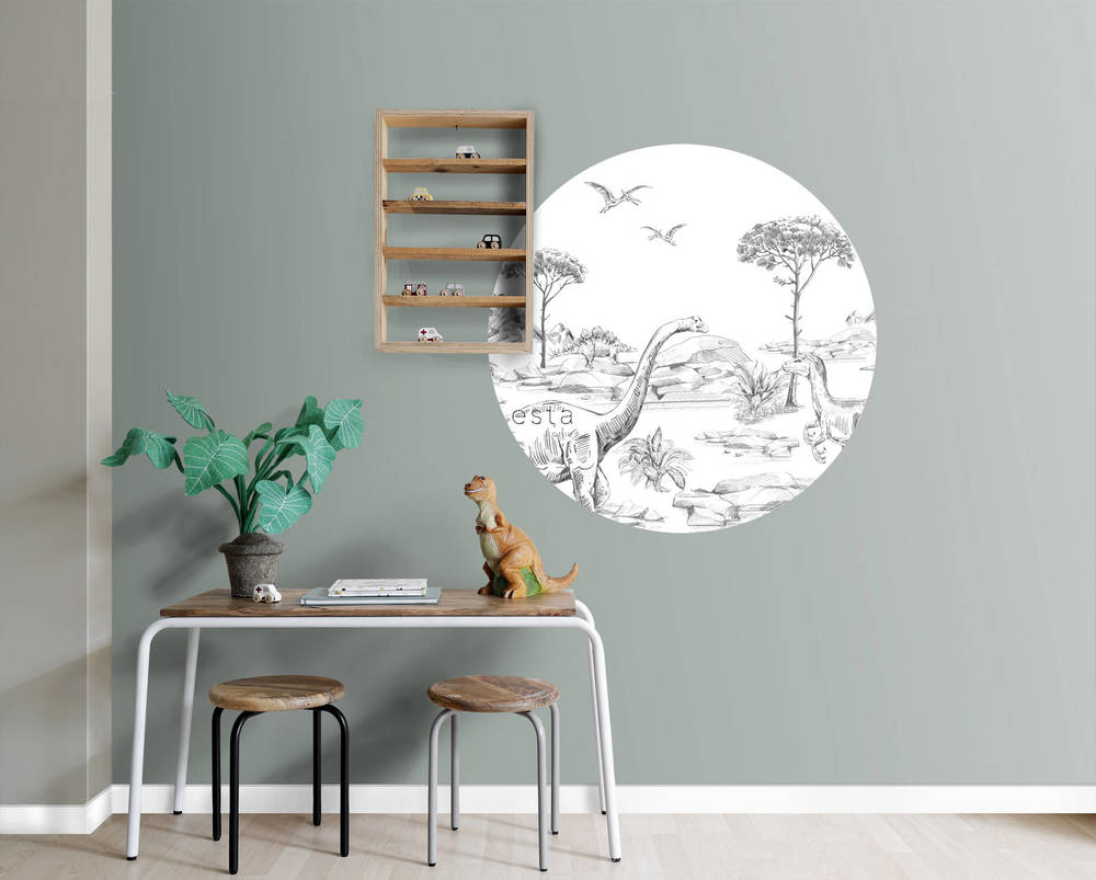 Esta Home Forest Friends 159073 Zelfklevende Behangcirkel