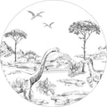 Esta Home Forest Friends 159073 Zelfklevende Behangcirkel