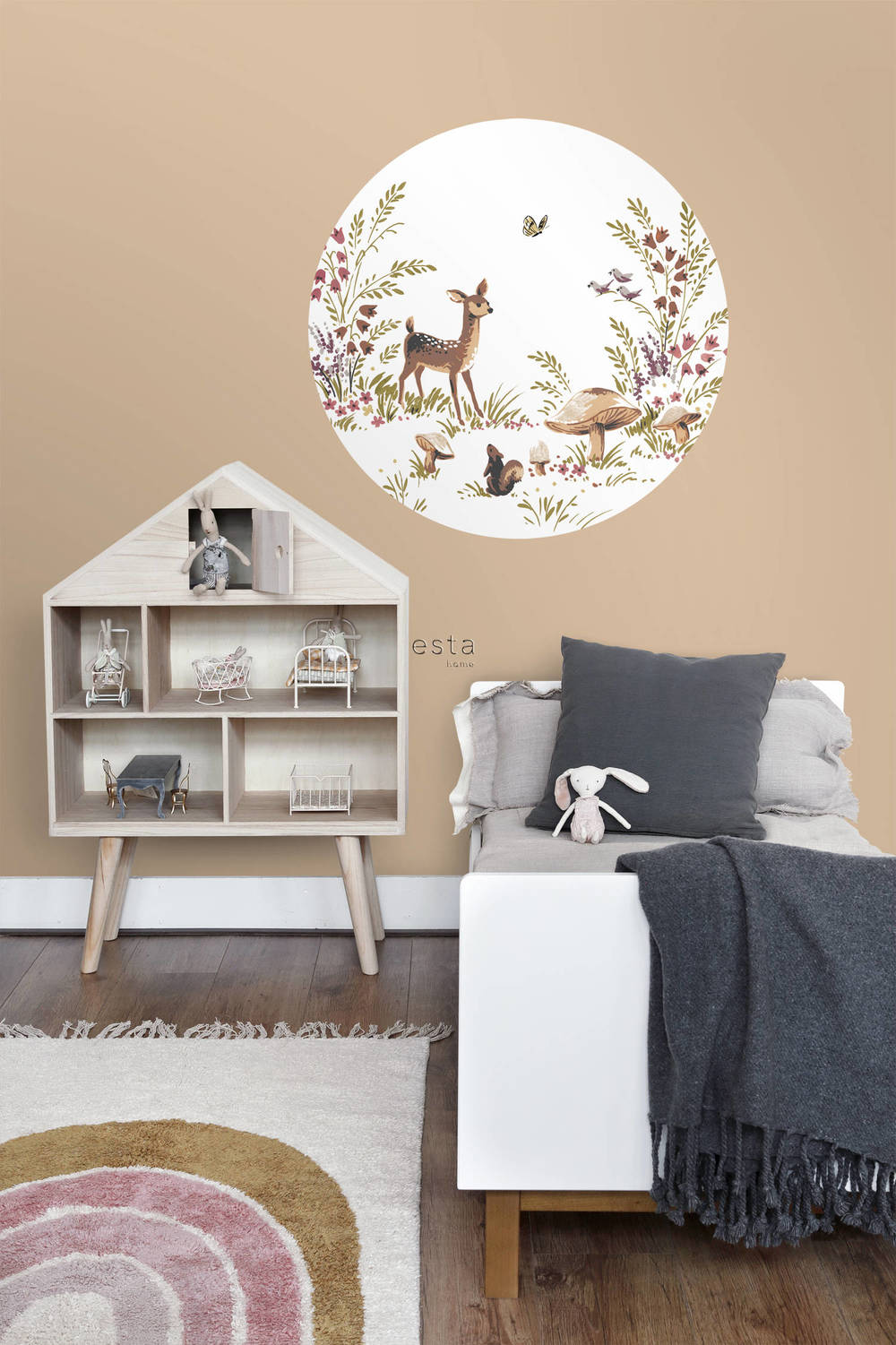 Esta Home Forest Friends 159074 Zelfklevende Behangcirkel
