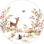Esta Home Forest Friends 159074 Zelfklevende Behangcirkel