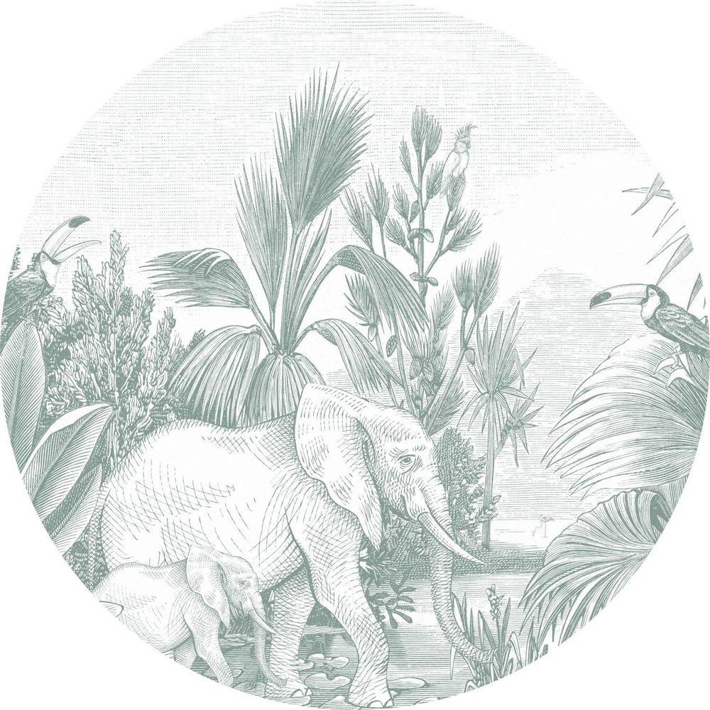Esta Home Forest Friends 159076 Zelfklevende Behangcirkel