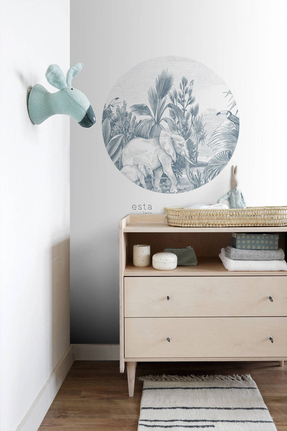 Esta Home Forest Friends 159078 Zelfklevende Behangcirkel