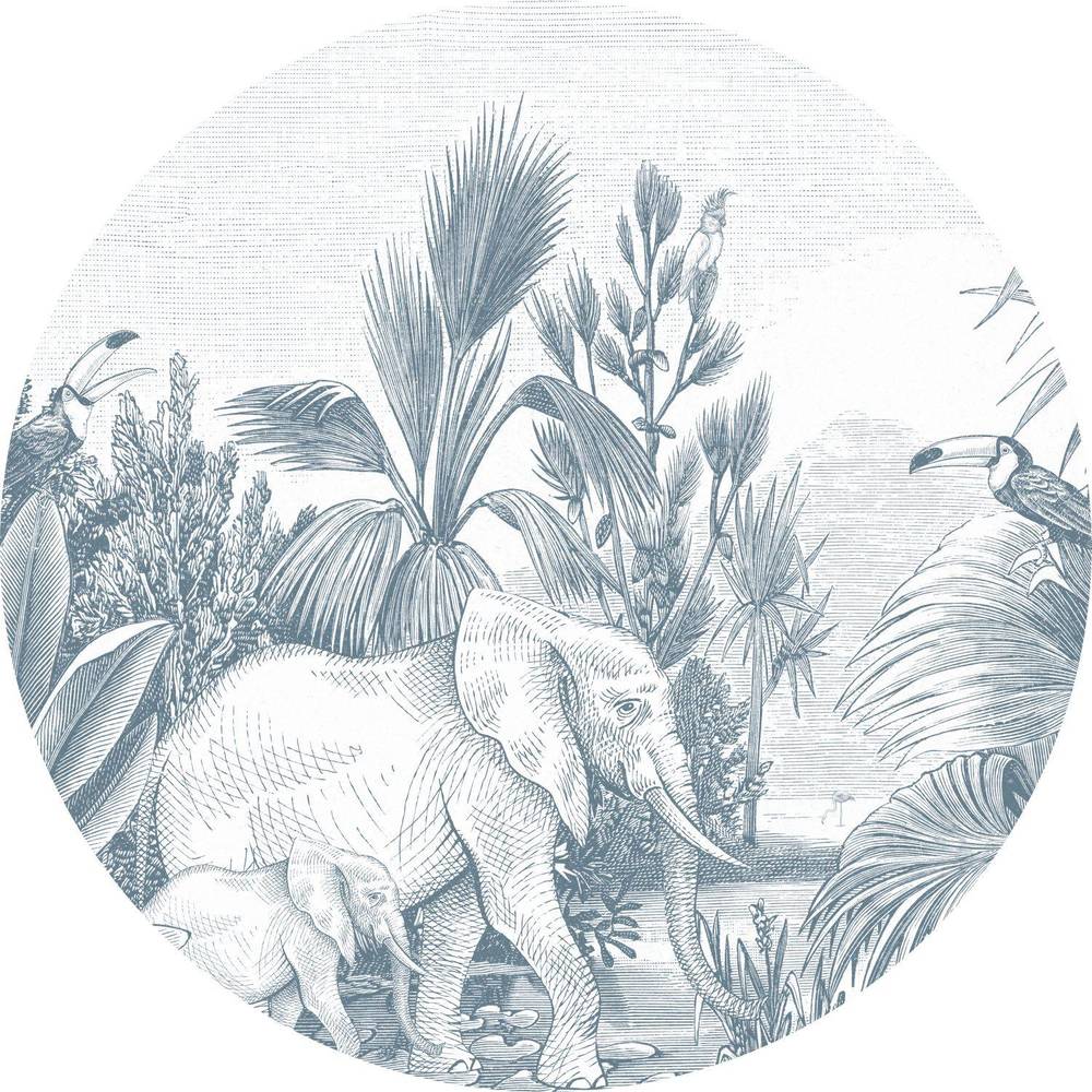 Esta Home Forest Friends 159078 Zelfklevende Behangcirkel