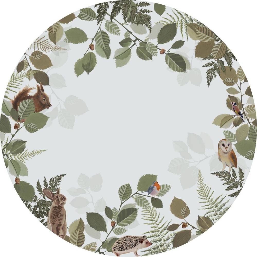 Esta Home Forest Friends 159082 Zelfklevende Behangcirkel