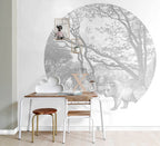 Esta Home Forest Friends 159083 Zelfklevende Behangcirkel