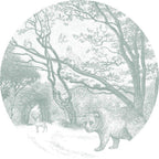 Esta Home Forest Friends 159084 Zelfklevende Behangcirkel