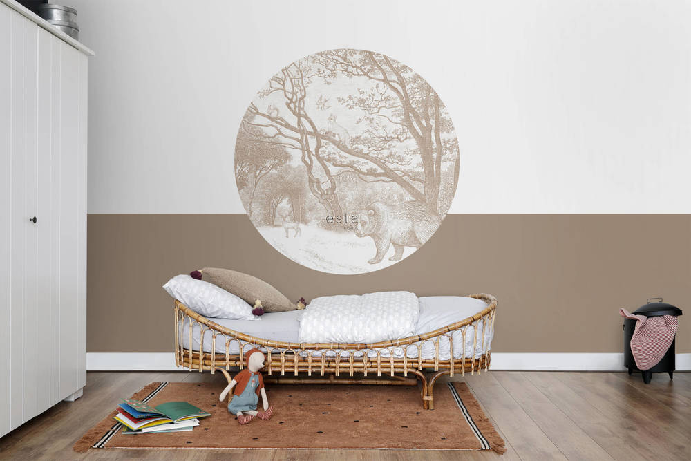 Esta Home Forest Friends 159085 Zelfklevende Behangcirkel