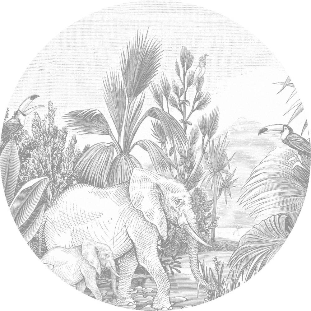 Esta Home Forest Friends 159086 Zelfklevende Behangcirkel