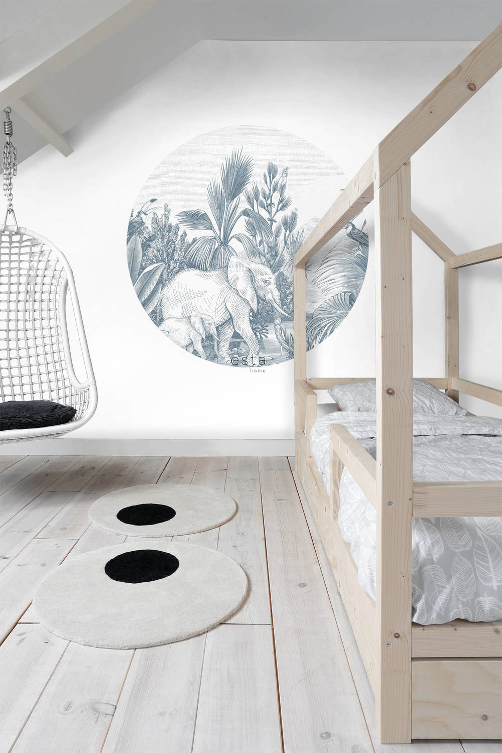 Esta Home Forest Friends 159089 Zelfklevende Behangcirkel