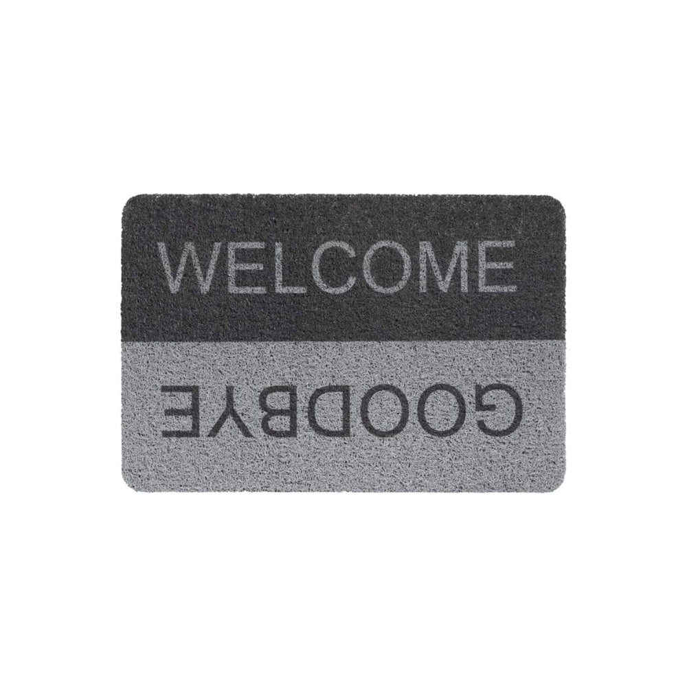 Hamat Curly Print Welcome Goodbye 004 – Buitenmat met tekst - 40 x 60 cm