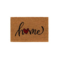 Hamat E-Coco Home Heart Red - Kokosmat met tekst - 40 x 60 cm