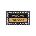 Hamat Impala 369 Welcome Goodbye - Kokosmat naturel met tekst - 45 x 75 cm