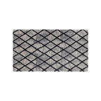 Hamat Lima 512 Berber Wit Lichtgrijs – Wasbare droogloopmat - 67 x 120 cm