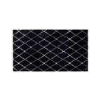 Hamat Lima 512 Berber Zwart – Wasbare droogloopmat - 67 x 120 cm