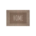 Hamat Mondial Home Brown – Schoonloopmat met tekst - 40 x 60 cm
