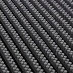 Hamat Outline 116 Grigio Donkergrijs Zwart – Borstelmat buiten